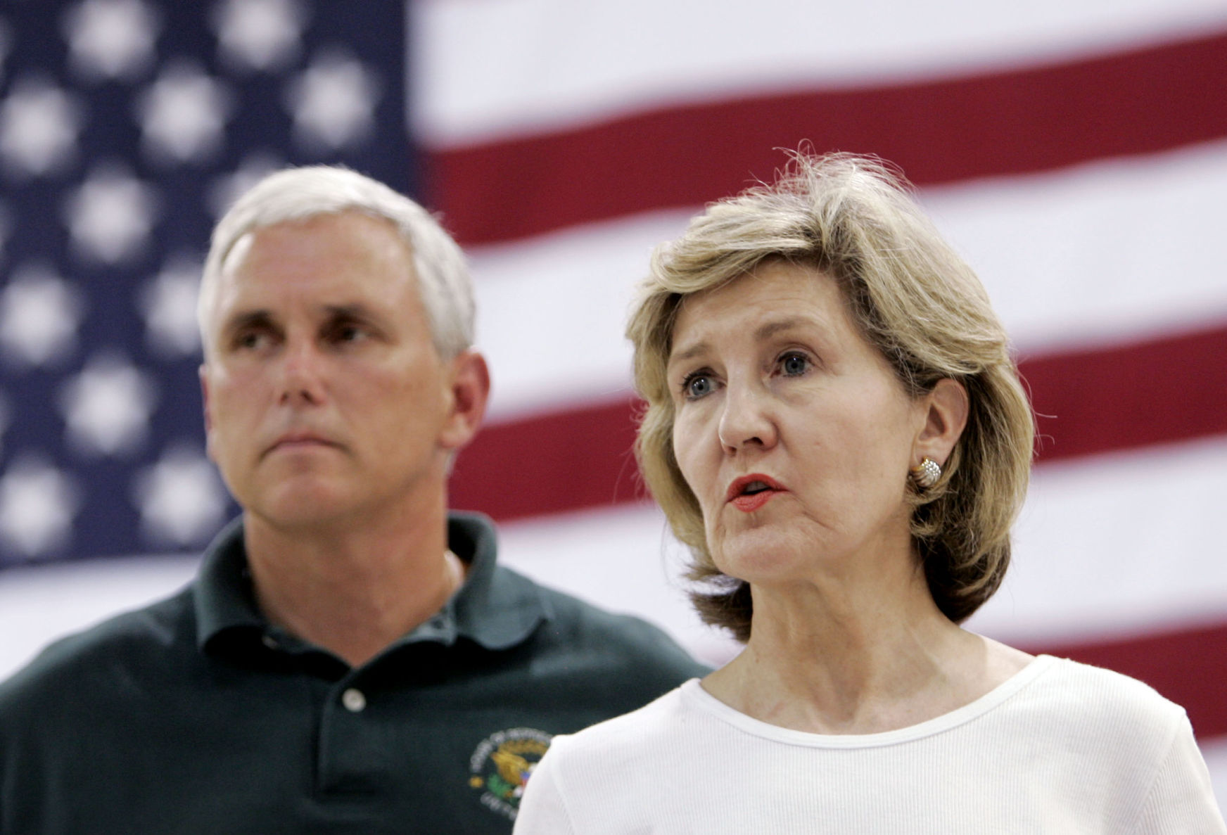 Mike Pence with Sen. Kay Bailey Hutchison, R-Texas, 2006